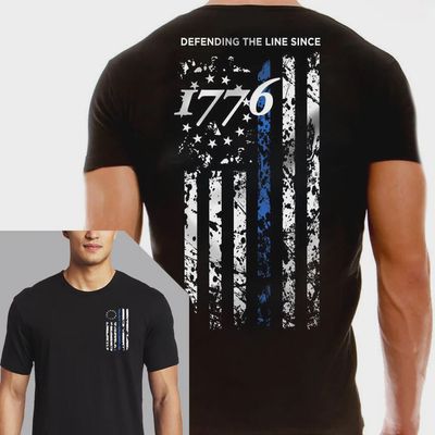 Men's Shirt - Thin Blue Line: 1776
