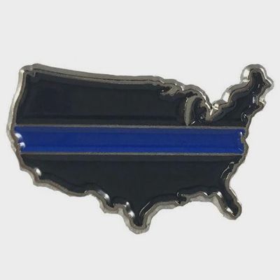 USA Thin Blue Line Pin