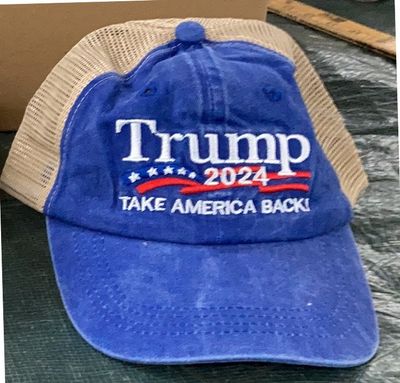 Trump 2024 Blue Mesh Cap