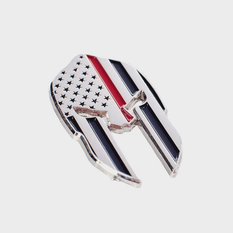 Thin Red Line Spartan Pin