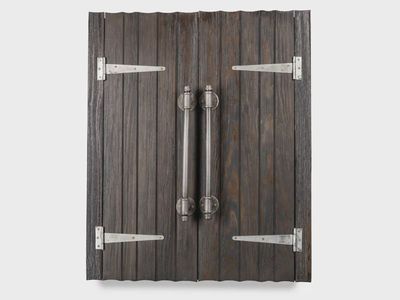 Industrial Dartboard Cabinet w/ Wine Cork