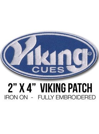 2" x 4" Viking Iron-On Patch
