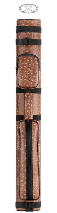 2x2 Oval Hard Case: Brown