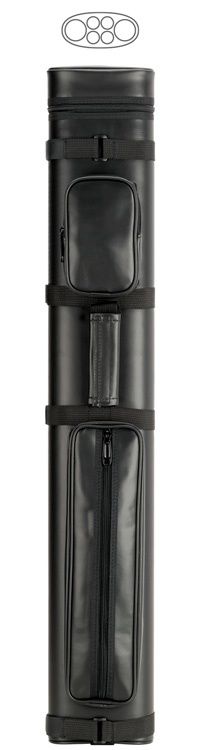 2x2 Oval Hard Case: Black