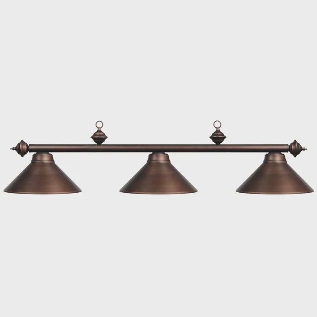 54" 3LT BILLIARD LIGHT- OIL RUBBED BRONZE