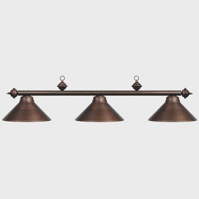 54" 3LT BILLIARD LIGHT- OIL RUBBED BRONZE