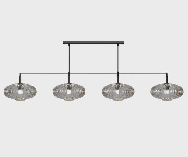 PROHIBITION-66" 4LT BILLIARD LIGHT BLACK/SMOKE