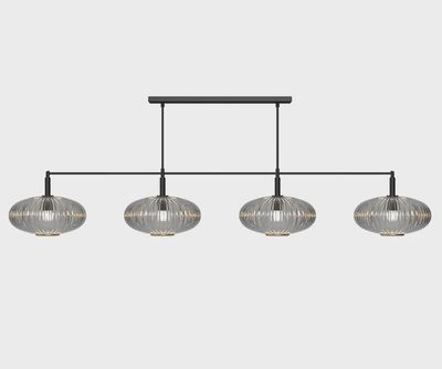 PROHIBITION-66" 4LT BILLIARD LIGHT BLACK/SMOKE