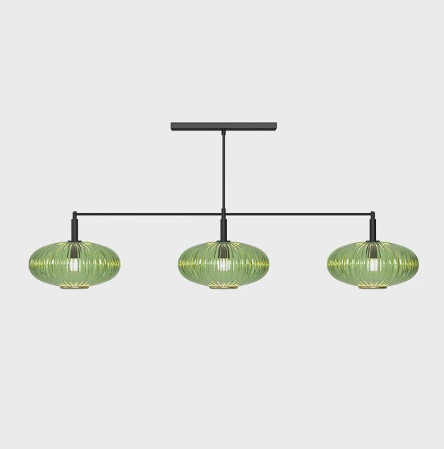 PROHIBITION-54" 3LT BILLIARD LIGHT BLACK/GREEN