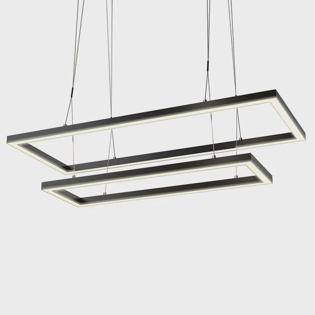 54" TIERED RECTANGLE LED BILLIARD LIGHT