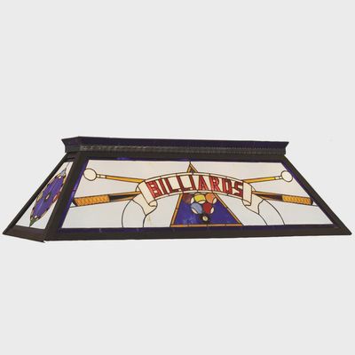 44" BILLIARD LIGHT WITH KD FRAME - BLUE