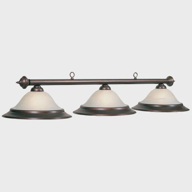 60" 3 LT BILLIARD LIGHT-OIL RUBBED BRONZE