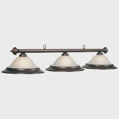 60" 3 LT BILLIARD LIGHT-OIL RUBBED BRONZE
