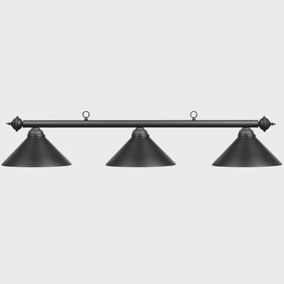 54" 3LT BILLIARD LIGHT-MATTE BLK/MATTE BLK