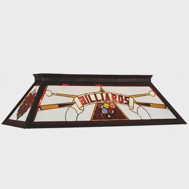 44" BILLIARD LIGHT WITH KD FRAME - RED
