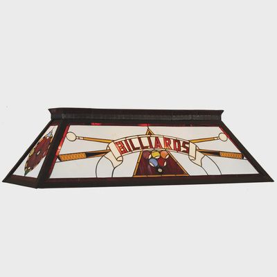 44" BILLIARD LIGHT WITH KD FRAME - RED