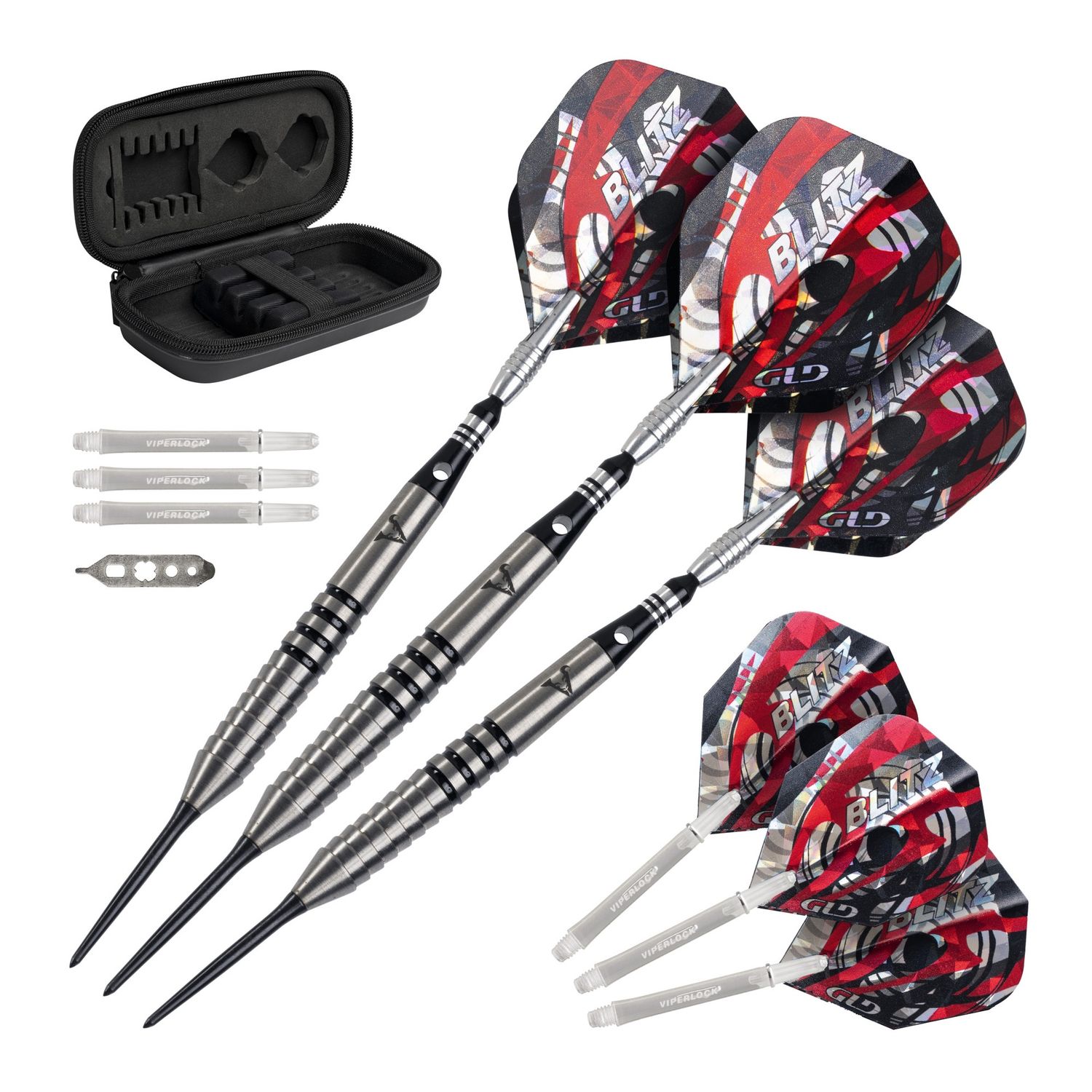 Viper Blitz 95% Tungsten Steel Tip Darts 26 Grams