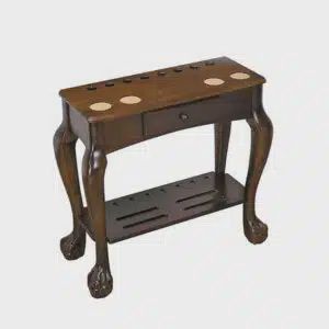 Carved Leg Cue Rack