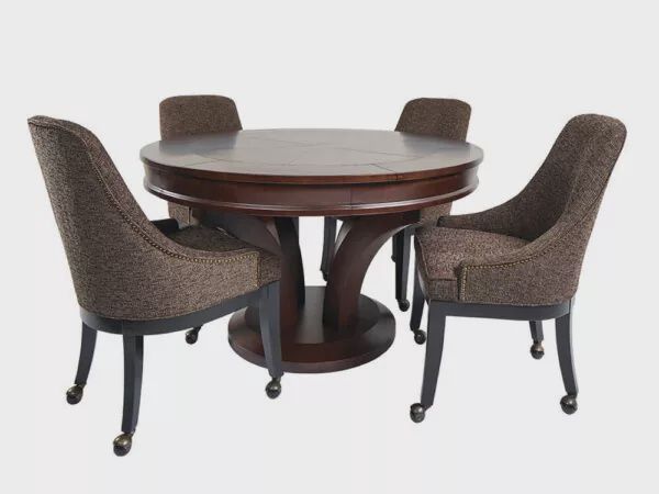 Hamilton Game Table Set w 4 Chairs