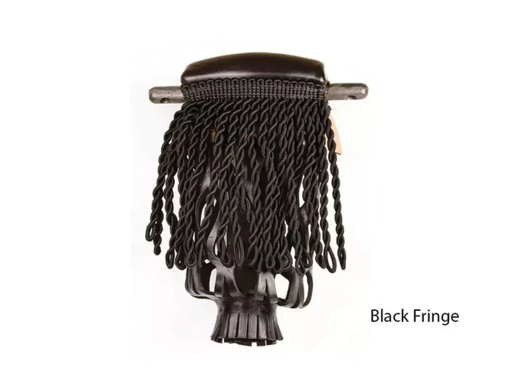 Leather Fringe w/ Poly Net Pocket
