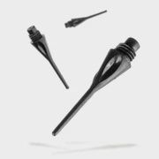 Viper Diamond Tips 2BA Black 100Ct Soft Dart Tips