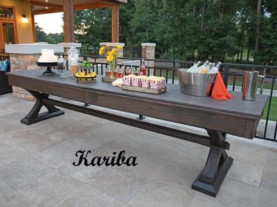 12 ft Shuffleboard Buffet Top