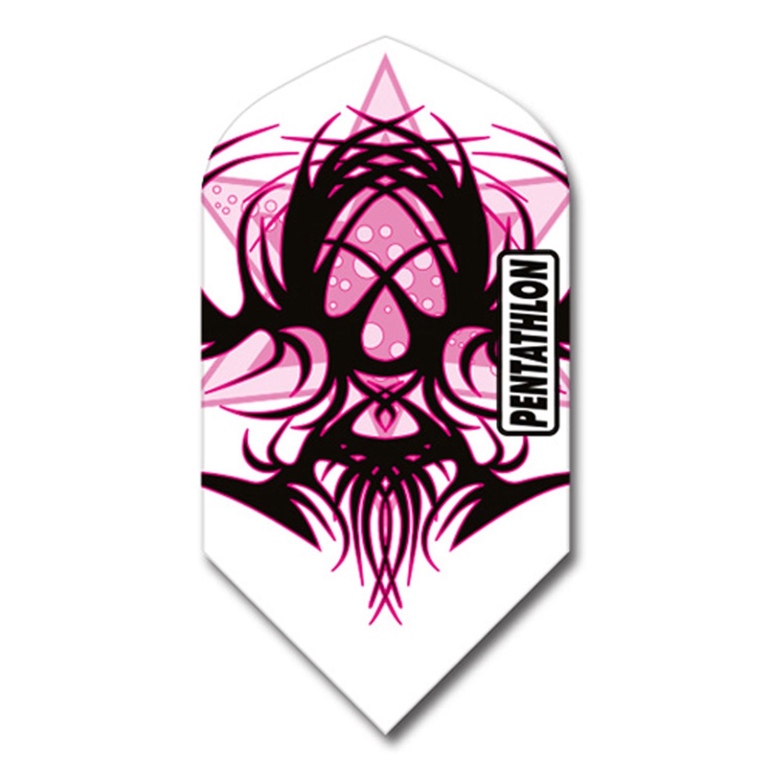 Pentathlon Flights - Slim Pink/White/Black Design