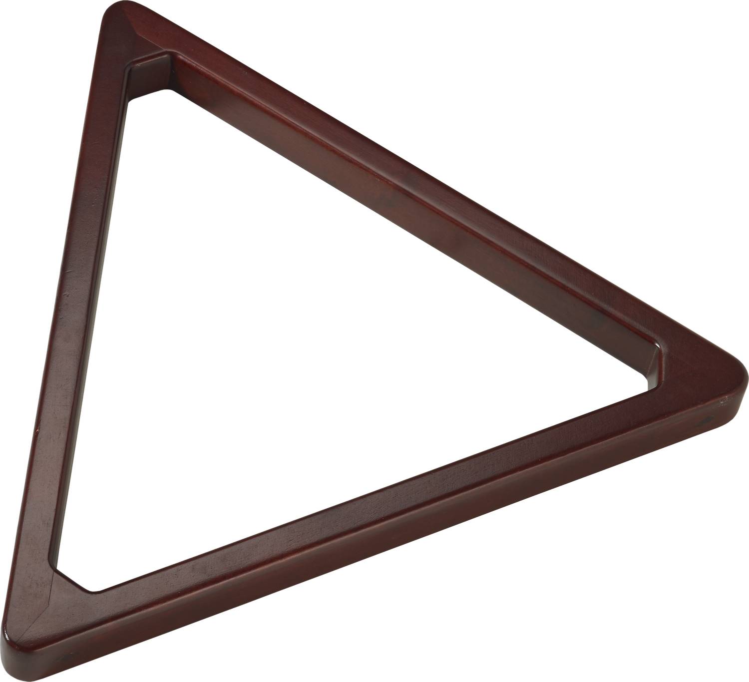Heavy Duty Wooden Triangle Rack, Color: Chocolate