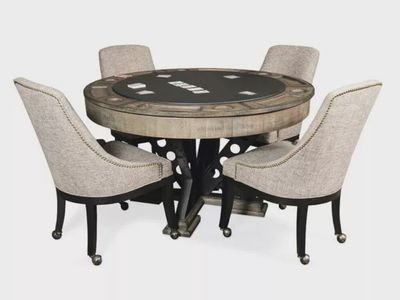 Vienna Game Table Set w/ 4 Chairs