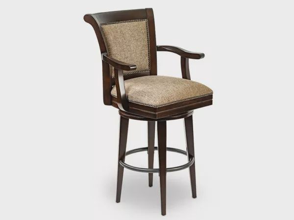 Deluxe Backed Bar Stool