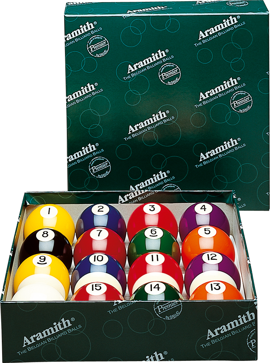 Aramith 2 1/8 Premier 1-15 Ball Set