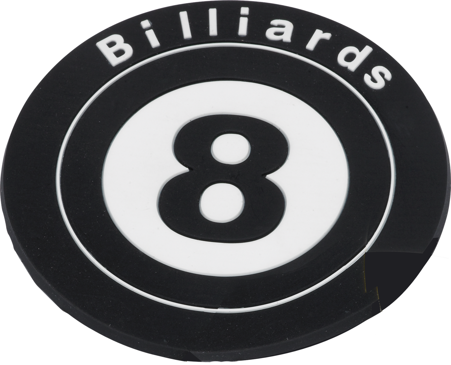 8-Ball Rubber Coaster