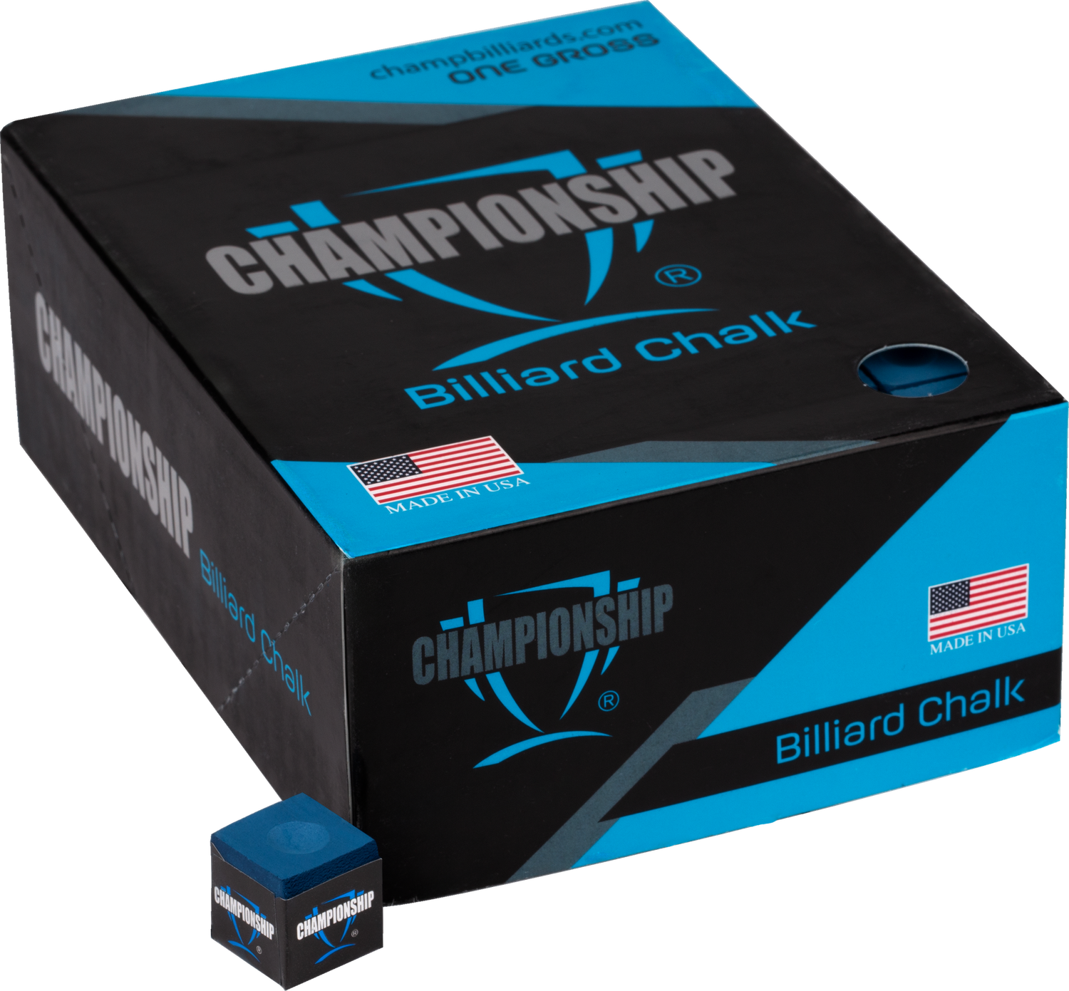 Championship Silver Cup Chalk - 144ct Box, Color: Blue