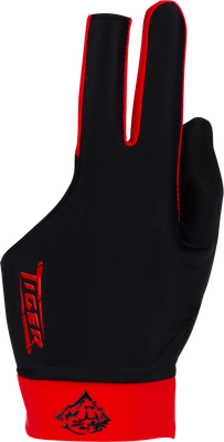Tiger Pro Black &amp; Red Glove - Bridge Hand Left