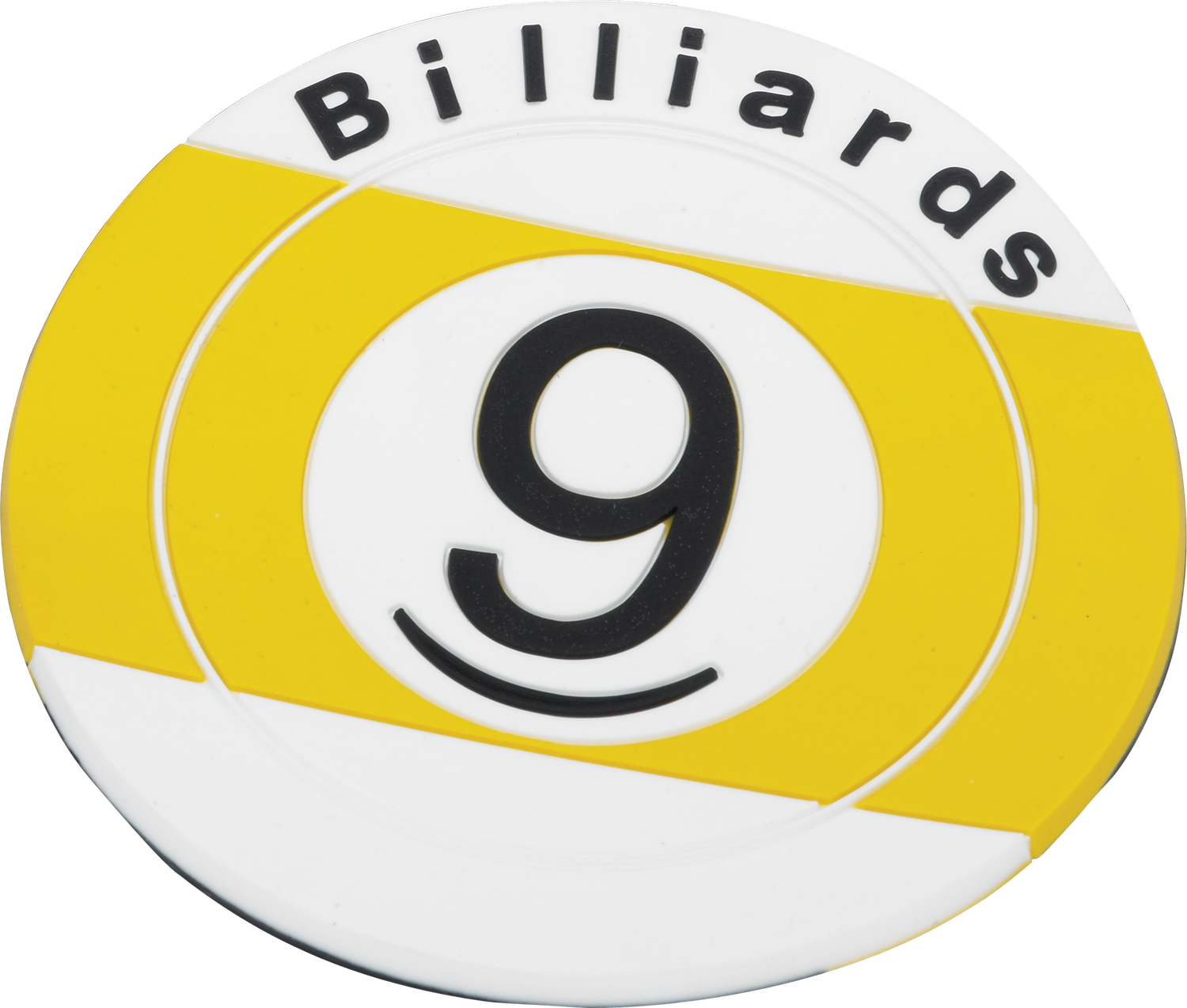 9-Ball Rubber Coaster