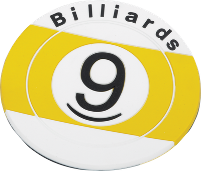 9-Ball Rubber Coaster