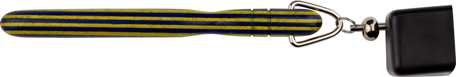 Square Wooden Chalker, Color: Blue &amp; Yellow