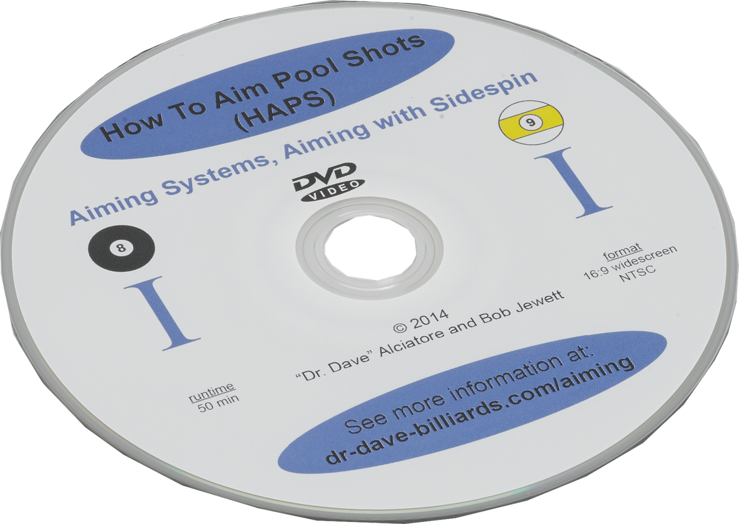 Dr. Daves How to Aim Pool Shots DVD - Volume 1