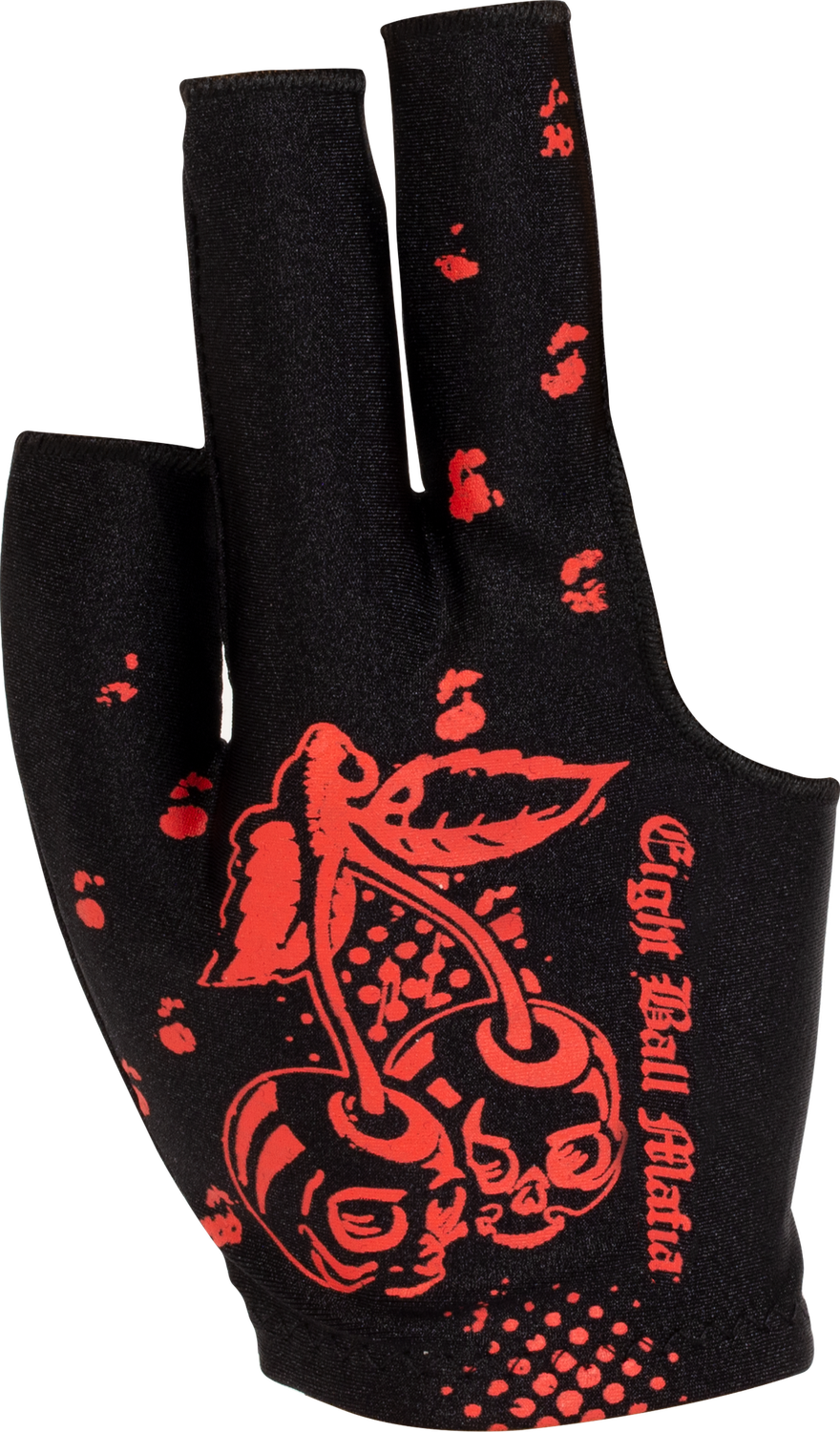 EBM Glove - Cherry Skulls - Bridge Hand Right