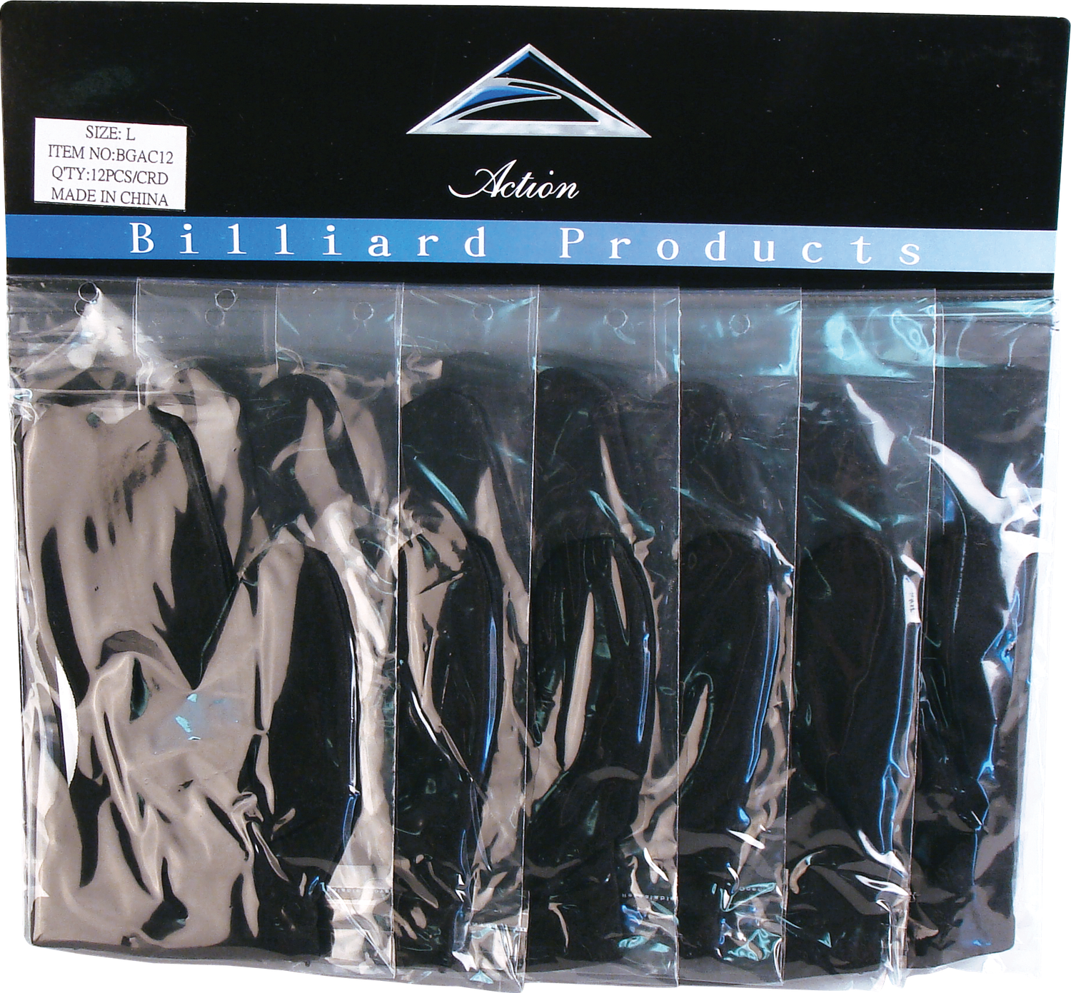 Action Glove - Bridge Hand Left - Card of 12