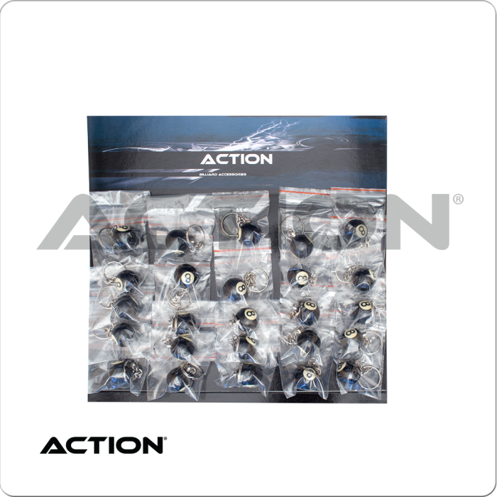 8-Ball Keychain - Card of 25