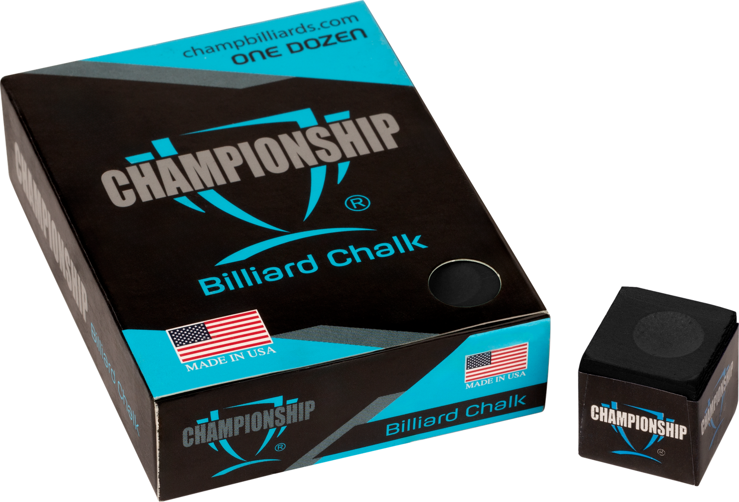Championship Silver Cup Chalk - 12ct Box, Color: Black