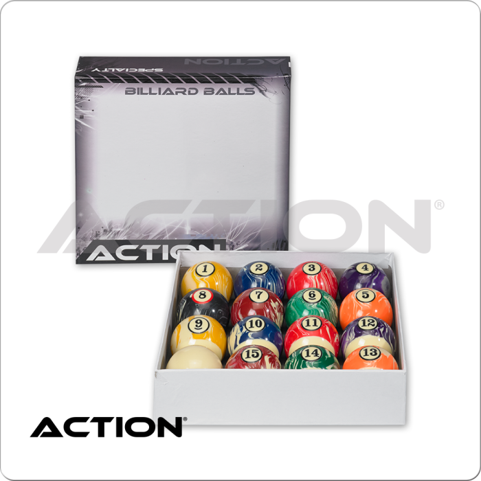Action White Marble Ball Set