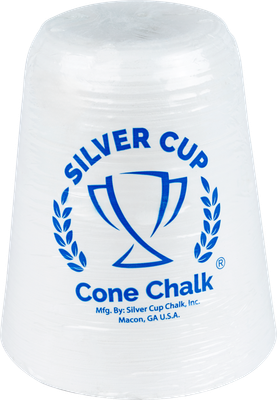 Silver Cup/ Championship Cone Chalk - Case of 6