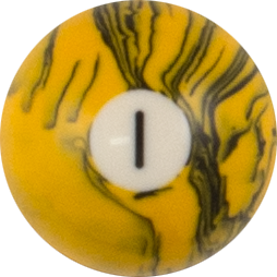 Black Marble Replacement Ball, Color: 1