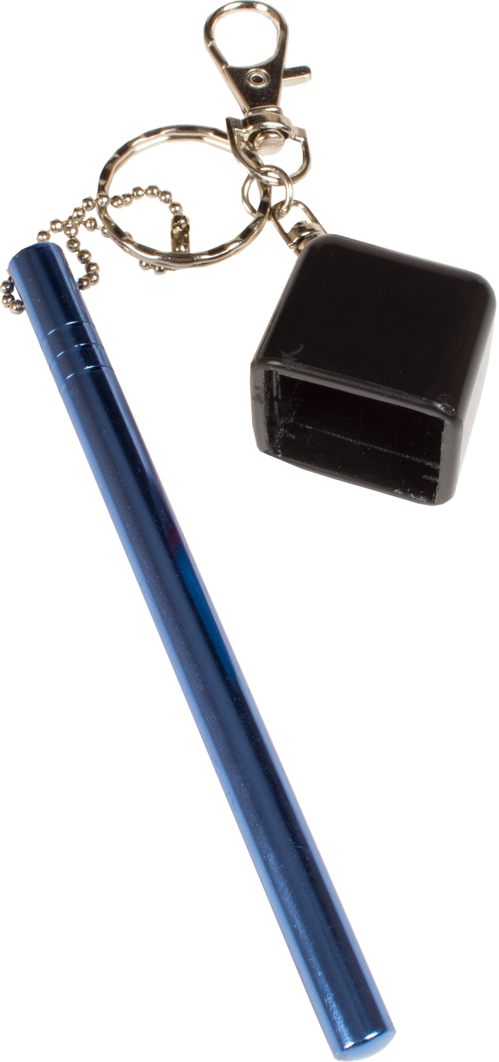 Square Metal Pocket Chalker, Color: Blue