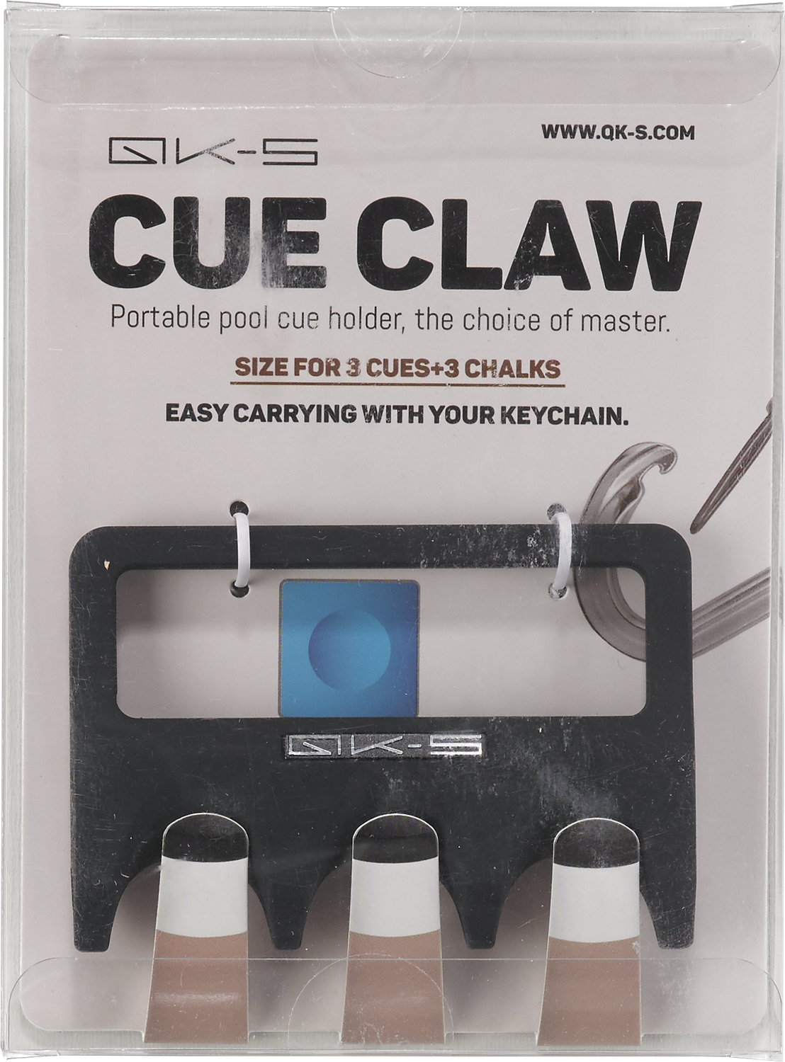 QKS - 3 Cue Holder - Black