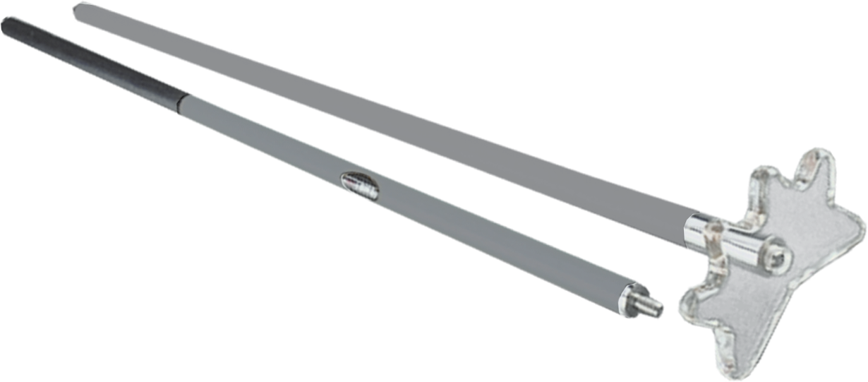 Aluminum 2-Piece Bridge w/ Acrylic Bridgehead