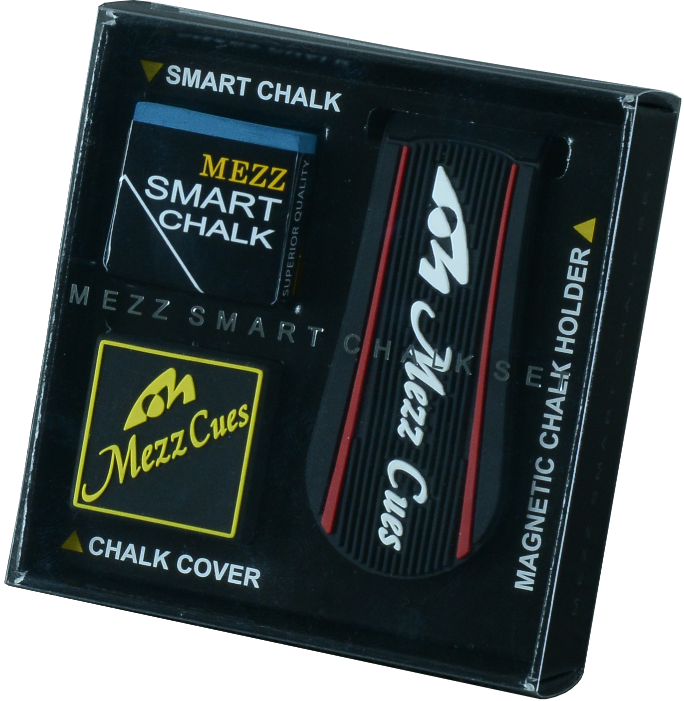 Square Mezz Smart Chalk Holder Set, Color: Red