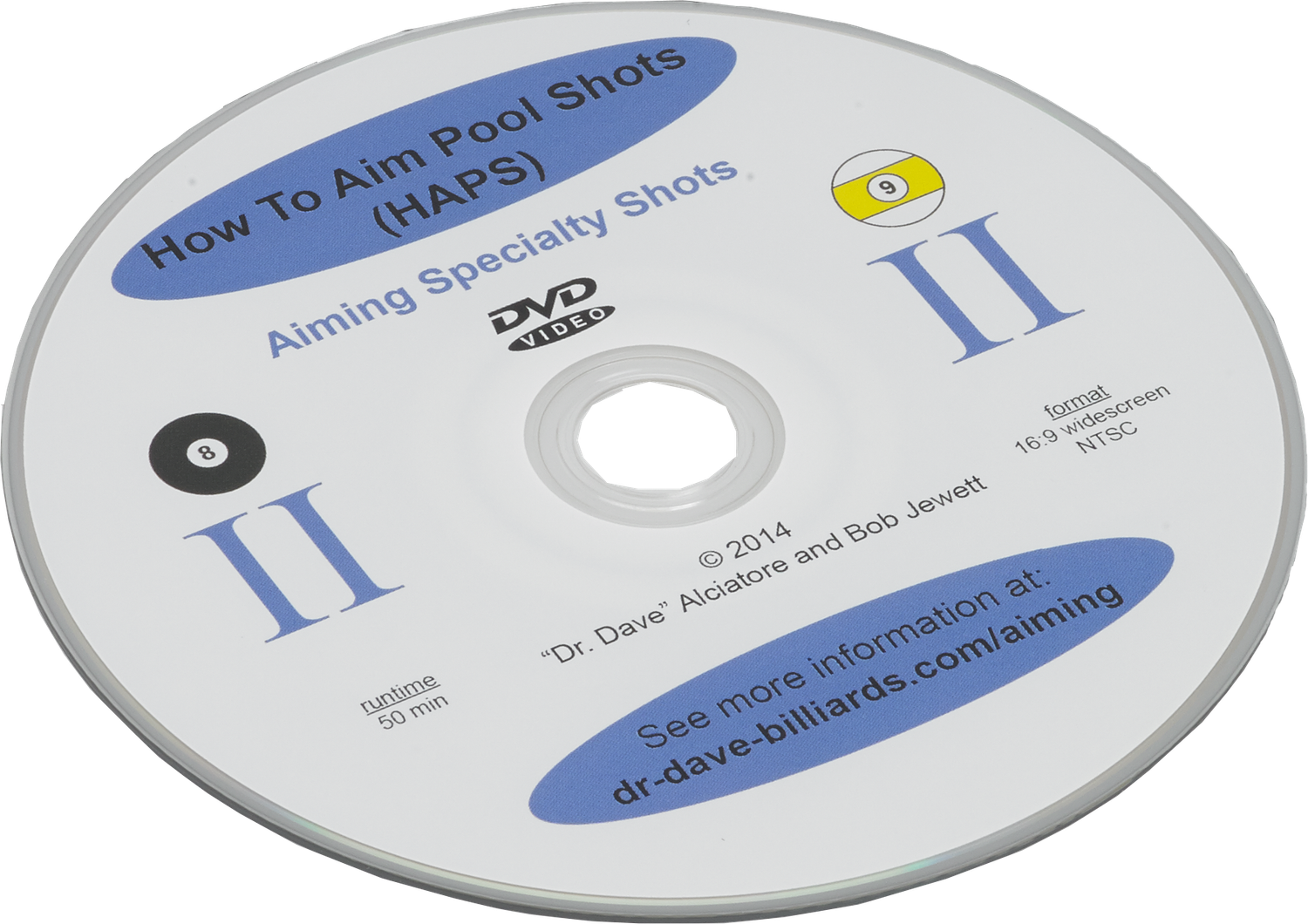 Dr. Daves How to Aim Pool Shots DVD - Volume 2
